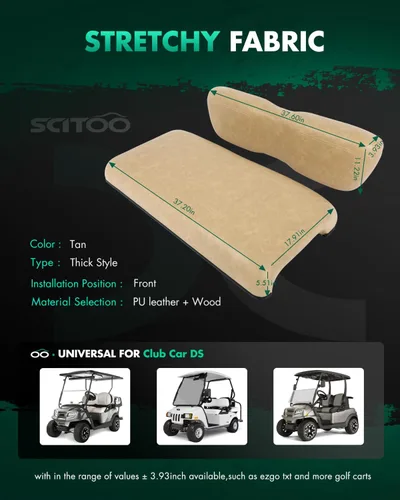 Vista 2 de SCITOO Cojín para asiento de carrito de golf