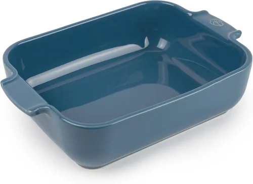 Vista 11 de Peugeot - Appolia Plato rectangular para horno - Panadero de cerámica con asas - Azul, 8 x 6 x 2 pulgadas