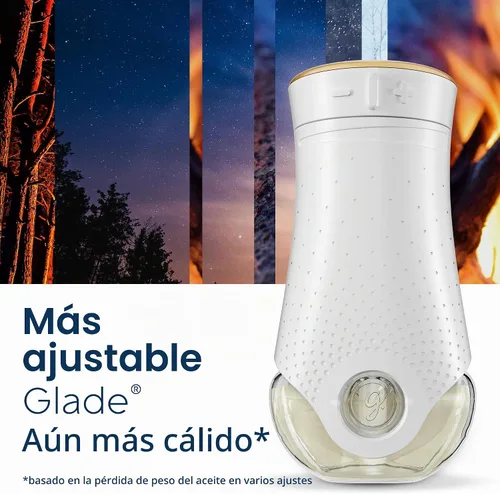 Vista 4 de Glade PlugIns - Repuestos de ambientador, con aceites esenciales y perfumados para el hogar y el baño, Fall Night Long, 1.34 onzas líquidas, 2