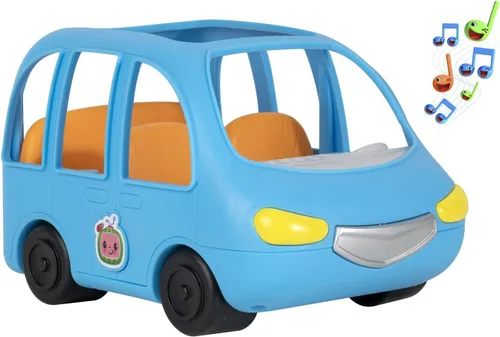 Vista 3 de CoComelon Coche divertido familiar con sonidos – Incluye JJ – reproduce clip de canción, are we there yet – Juguetes para niños, niños pequeños