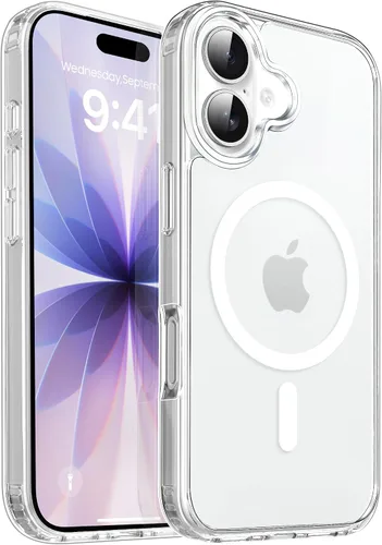 Vista 68 de CACOE Funda magnética para iPhone 12 y iPhone 12 Pro de 6.1 pulgadas - Compatible con MagSafe y soporte magnético para teléfono en el automóvil,