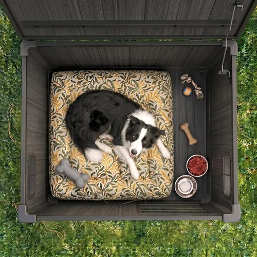 Vista 6 de Domi - Casa grande para perros al aire libre, resistente a la intemperie
