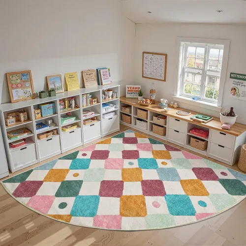 Vista 74 de jinchan Alfombra a rayas de 2 x 3 para entrada, alfombra de cocina, tapete pequeño, antideslizante, ligero, de bajo perfil, decoración para entrada