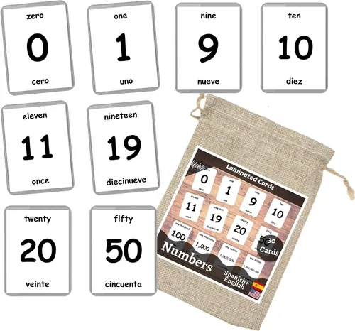 Vista 3 de Tarjetas didácticas bilingües en español inglés Tarjetas flash laminadas Elige tu conjunto (objetos del alfabeto)