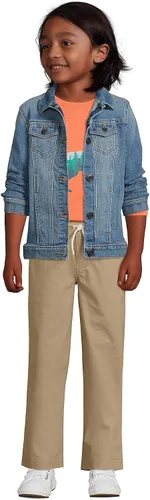 Vista 5 de Lands' End Pantalones de hierro hasta la rodilla para niños
