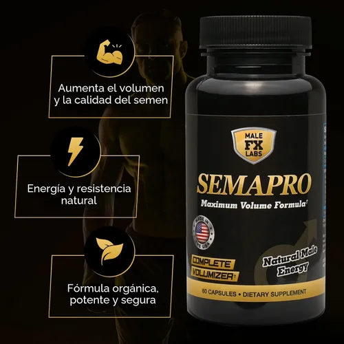 Vista 3 de Volumizador de semen extremo y fórmula energética masculina, resistencia natural, resistencia y salud del semen, 60 cápsulas (suministro de 1 mes)