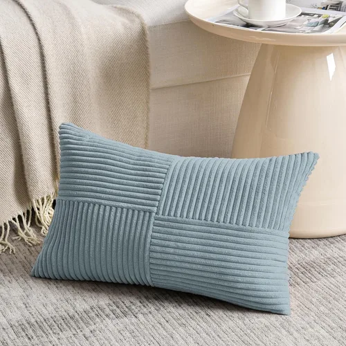 Vista 94 de Fancy Homi - Paquete de 2 fundas de almohada decorativas de color verde oliva pequeñas de 12 x 12 pulgadas para sala de estar, sofá, cama