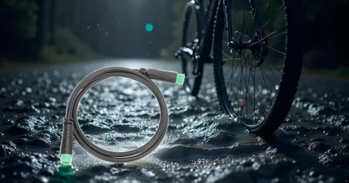 Vista 8 de Alomejor Cable de extensión de exhibición de bicicleta eléctrica impermeable para computadora de bicicleta eléctrica 5Pin Cable de extensión