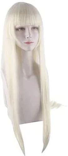 Vista 4 de Anime cosplay wigs Kakegurui Yomoduki Runa Golden cosplay