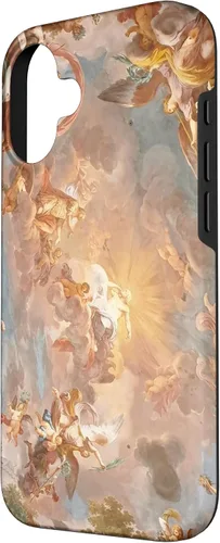 Vista 2 de Funda para iPhone 16, diseño de historia del arte renacentista, diseño de Michelangelo Sky