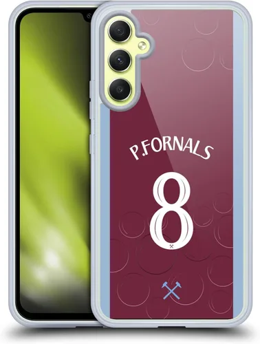 Vista 99 de Head Case Designs Officially Licensed West Ham United FC James Ward-Prowse 2023/24 Players Home Kit Gel Case [Military Grade Protection] Compatible