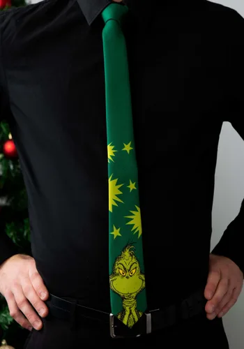 Vista 2 de Corbata de Personaje The Grinch Multicolor