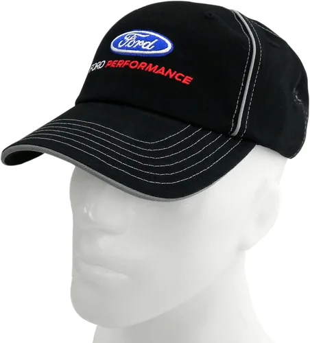 Vista 2 de Gorra de béisbol CarBeyondStore Ford Performance Black Stripe
