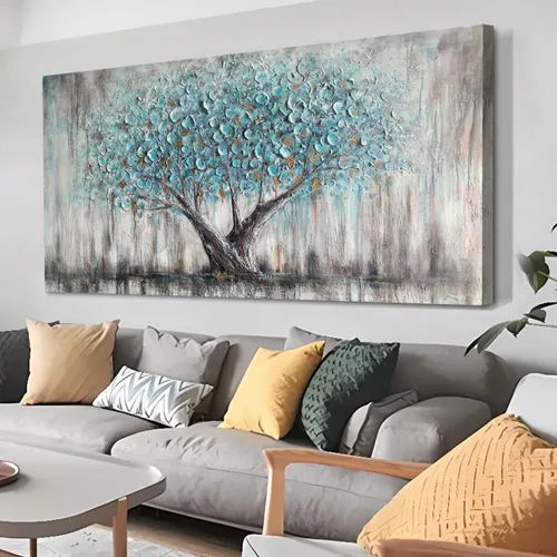 Vista 22 de Arjun Lienzo decorativo para pared, diseño de lago y montaña, cielo, naturaleza, paisaje, barco, ilustración, pintura escénica moderna, enmarcada
