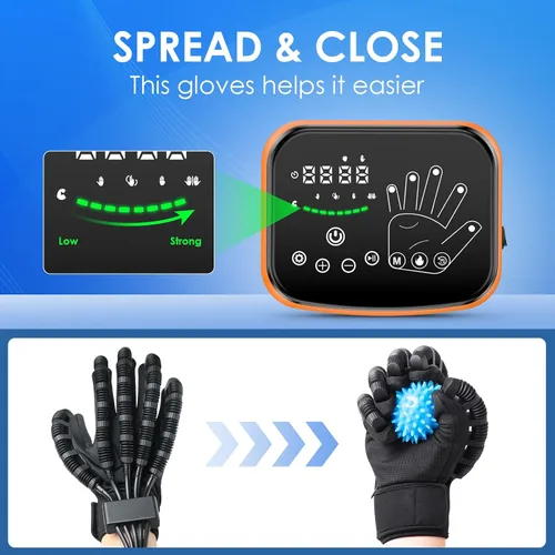 Vista 3 de Guantes de robot de rehabilitación: guantes de calefacción robóticos para equipos de terapia de accidentes cerebrovasculares para adultos