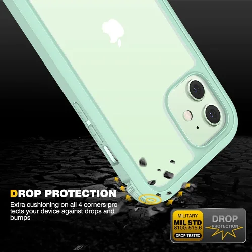 Vista 609 de DIACLARA - Funda transparente compatible con iPhone XR 6.1 pulgadas 2018