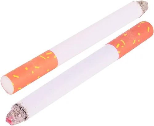 Vista 2 de Cigarrillos falsos de jirafa, paquete de 10 – Disfraz de cigarrillo falso de los años 20 – Accesorios rugientes de los años 20 para mujeres