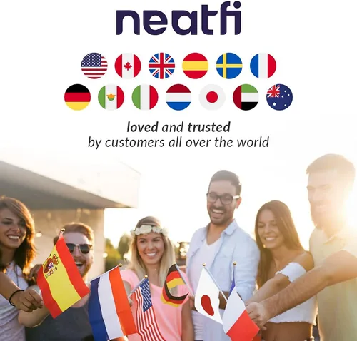 Vista 4 de Neatfi Elite - Lámpara de trabajo HD XL, 1600 lúmenes, 84 LED SMD, 6500K, atenuación no polar, luz de escritorio para el hogar, la oficina y la sala