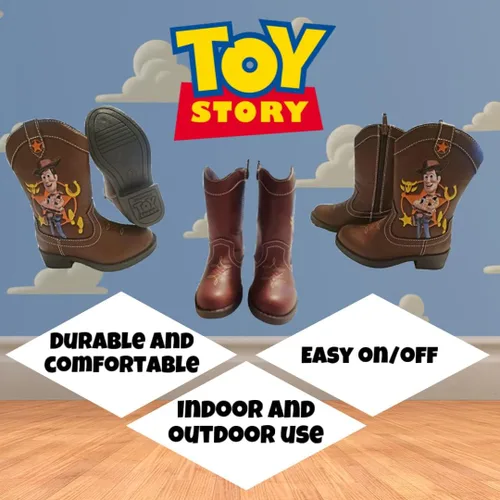Vista 3 de Disney Toy Story Woody Boot para niño (bebéniño pequeño)