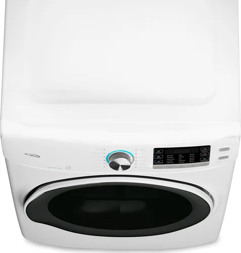 Vista 8 de KoolMore Paquete de lavadora + secadora de gran capacidad: lavadora de carga frontal de 4.5 pies cúbicos [120 V] (FLW-5CWH) + secadora de carga