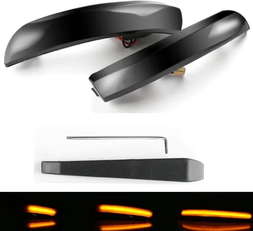 Vista 9 de Switchback - Marcador de espejo lateral, señal de giro y luz de marcha de repuesto para 2008-2016 F250 F350 F450 F550 Super Duty DRL accesorios