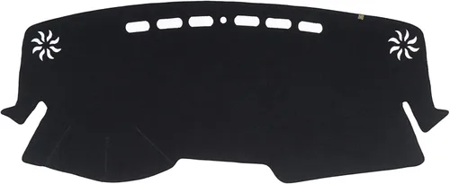 Vista 35 de AUQDD Funda de Cubierta de Tablero Compatible con 2004 2005 2006 2007 2008 2009 2010 Toyota Sienna, Alfombra de Tablero de Franela Negra Negro