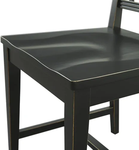 Vista 9 de Vienna Sillas de comedor de madera, juego de 2, 17.50 pulgadas de ancho x 21.60 pulgadas de profundidad x 38.50 pulgadas de alto, capacidad