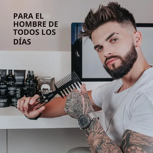 Vista 6 de Pacinos SLEEK - Pomada flexible de alto brillo para hombres (2 onzas)