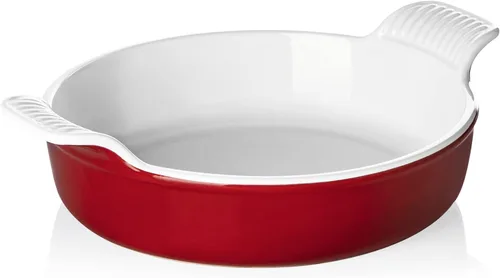 Vista 7 de Sweejar Plato de Cerámica para Hornear, Bandeja Rectangular Pequeña para Hornear con Asas Dobles, 20 Oz para Cocinar, Brownie, Cocina, 6.5 x 4.9 x