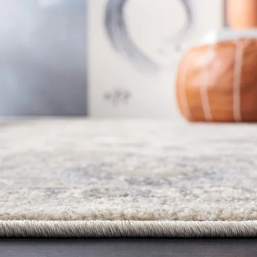 Vista 38 de Safavieh Sofia Collection SOF330B, tapete clásico color gris claro y beige, Polipropileno