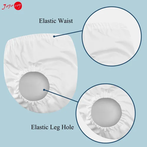Vista 4 de Joyo roy Ropa interior de plástico para niños pequeños, fundas de pañales para niñas, pantalones de goma para niños pequeños, cubierta de pañales