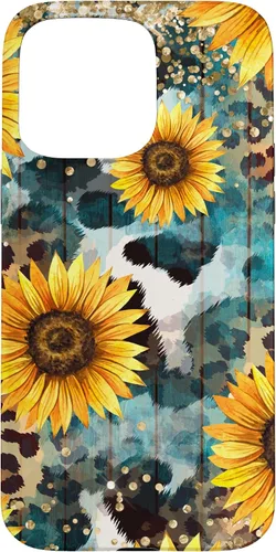 Vista 30 de Funda Boho Western de piel de vaca para iPhone 12 Pro Max