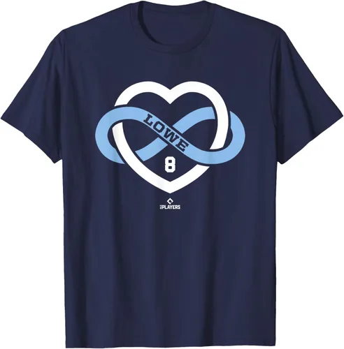 Vista 9 de Camiseta Infinite Love Brandon Lowe Tampa Bay MLBPA, Negro