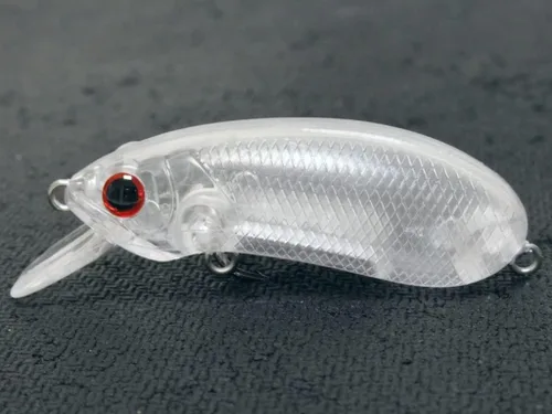 Vista 51 de 10 Señuelo en Blanco sin Pintar Minnow Crankbait de Agua Superior sin Labios Jerkbait Señuelos de Pesca