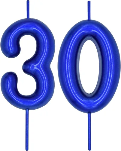 Vista 47 de DERVENTA Vela con números de 2.36 pulgadas, decoración perfecta para cumpleaños, brunch, postre, pastel, 1 pieza (número 0 rosa)