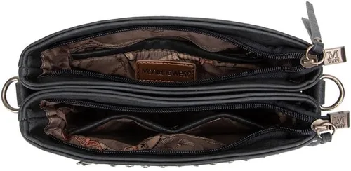 Vista 4 de Montana West Crossbody Purses and Handbags for Women, Medium Size Double Compartments with Adjustable Guitar Strap
