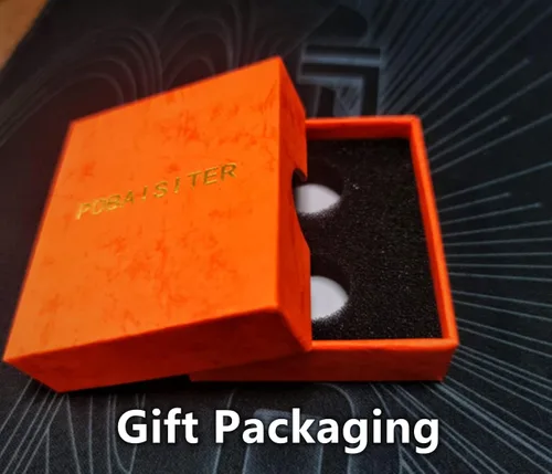 Vista 6 de POBAISITER 2 piezas de acero inoxidable 316L para los oídos túneles expansores de ojo que todo lo ve color negro para hombres para mujeres joyería