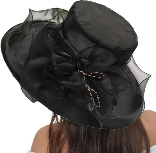 Vista 22 de seven wolves Sombrero de sol de verano para mujer con protección UV, sombreros de ala ancha plegable 1 azul