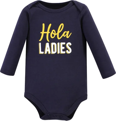 Vista 116 de Hudson Baby baby-boys Cotton Long-sleeve Bodysuits 5-pack