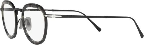 Vista 3 de Persol PO5009VT - Marcos redondos para gafas graduadas, plateadodemo, lente