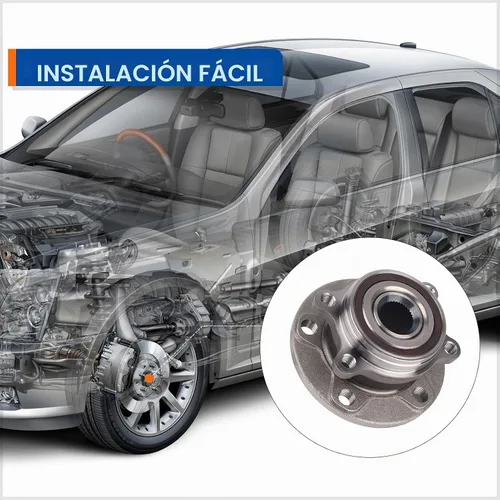 Vista 3 de PAROD 513253 2 piezas Conjunto de cubo de rodamiento de rueda delantera para Audi A3 Quattro Q3 TT 12-18 VW Beetle 09-17 CC 07-16 Eos 10-14 Golf