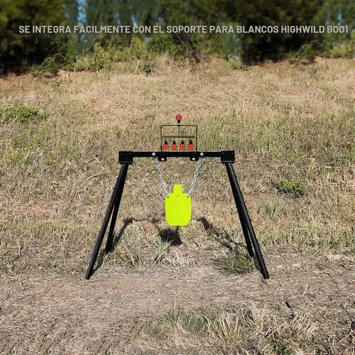 Vista 7 de Highwild - Objetivo de disparo de reajuste Airsoft Rimfire Pellet BB Target, clasificado para calibre .22 .177