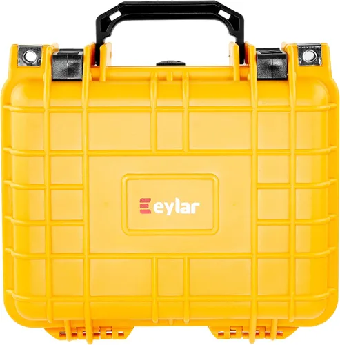 Vista 9 de Eylar Pequeño engranaje profundo de 10.62", equipo, estuche rígido para cámara impermeable con espuma (negro) estándares TSA