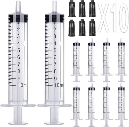 Vista 15 de Jeringa de 1ml sin aguja - 1 ml Jeringas pequeñas de plástico estériles empaquetadas individualmente con tapa para estudiantes de medicina