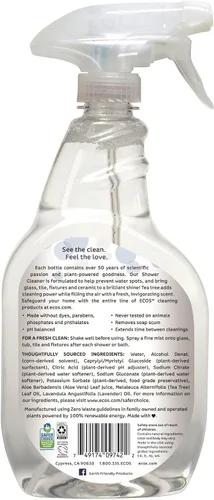 Vista 8 de Earth Friendly Products Limpiador de ducha fabricado con aceite de árbol de té, 22 onzas