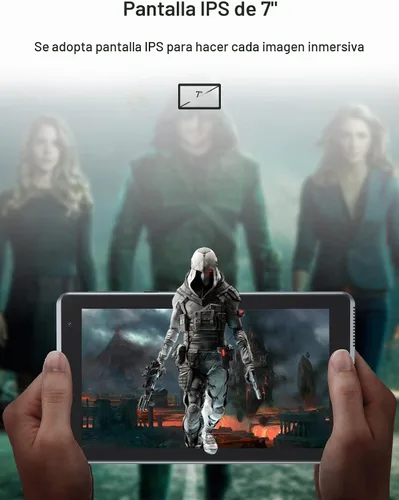 Vista 6 de ATOZEE Tablet Android, tabletas de 7 pulgadas, procesador de cuatro núcleos de 1.5 GHz, almacenamiento de 32 GB, 4 GB de RAM, cámara dual, pantalla