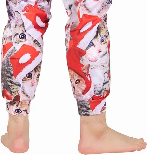 Vista 3 de RAISEVERN Mens Sweatpants with Pockets Festival Joggers for Women Sports Casual Sweat Pants Hip Hop with Drawstring