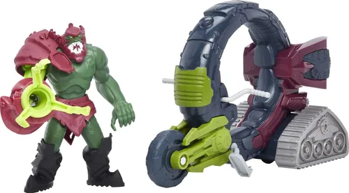 Vista 5 de He-Man and The Masters of the Universe Trap Jaw & Vehicle Set, vehículo con figura de acción de 5.5 pulgadas y accesorio inspirado en la serie