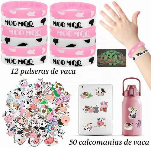Vista 2 de fozi cozi - 134 piezas de decoraciones de fiesta de cumpleaños de vaca, suministros de fiesta de cumpleaños de animales de granja