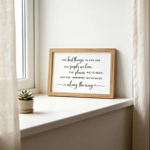 Vista 4 de CHDITB La mejor cosa de la vida, placa de madera enmarcada (40,6 cm × 27,9 cm), letrero de madera para pared y mesa con citas de versículos bíblicos